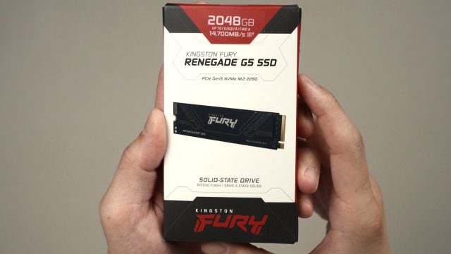 Kingston Fury Renegade G5 PCIe Gen 5x4 SSD review 1